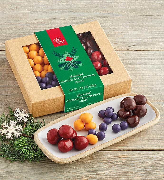 Holiday Chocolate Covered Mixed Fruit